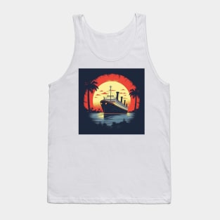 Sail into Adventure: Explore the World on a Cruise Ship Tank Top